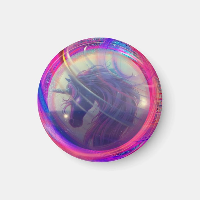 Íman Unicórnio mágico (Frente)