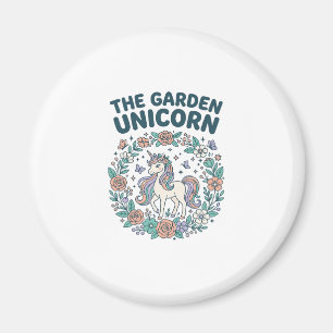 Íman Unicórnio O Unicórnio Do Jardim Camiseta Moderna D