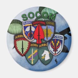 Íman unidades de comando especiais patches de unidades