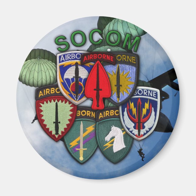 Íman unidades de comando especiais patches de unidades  (Frente)