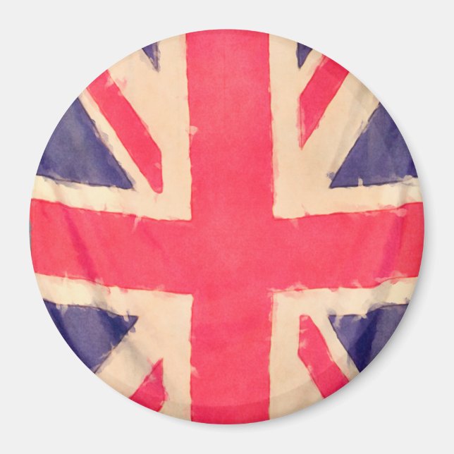 Íman Union JACK FLAG grunge (Frente)