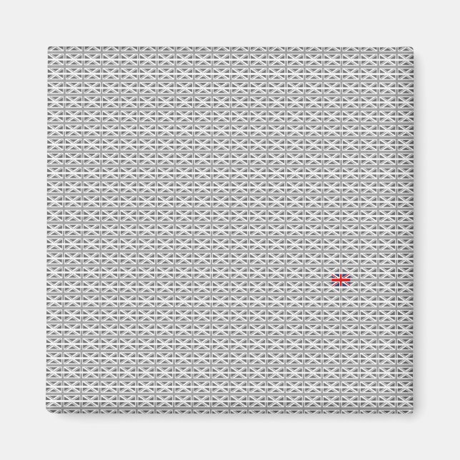 Íman Union Jack - Reino Unido (Frente)