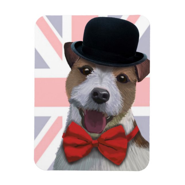 Íman Union Jack Russell (Vertical)