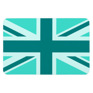 Íman Union Jack Turquesa e Azul 2