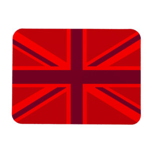 Íman Union Jack vermelho