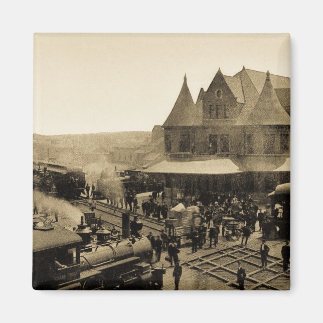 Íman Union Station, Durand, Michigan (Frente)