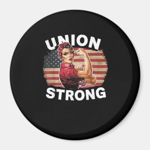Íman Union Strong - Labour Day Messy Bun USA Flag