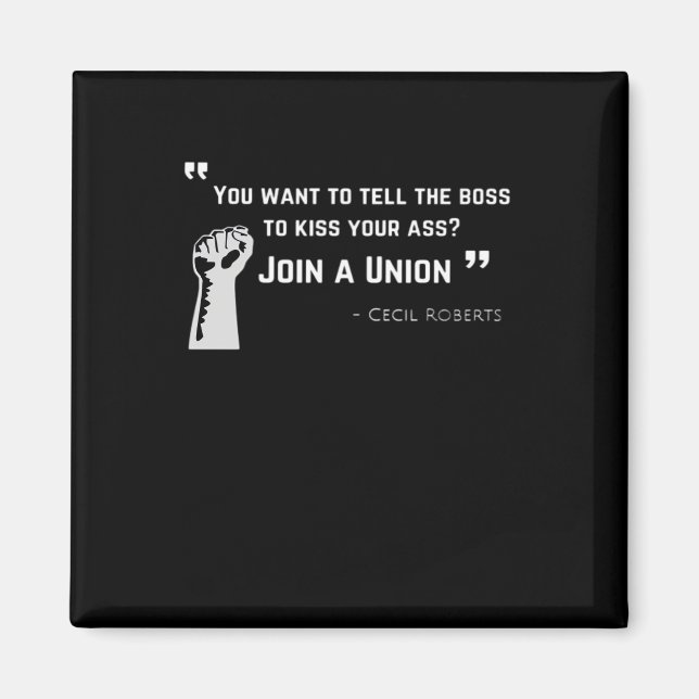 Íman Union Strong - Union Worker Trend Labour Day (Frente)