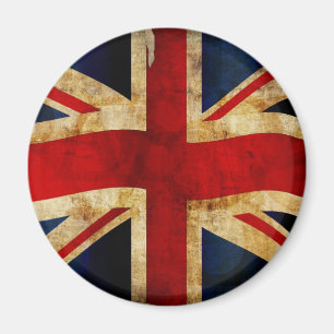 Íman Unionjack - Grunge