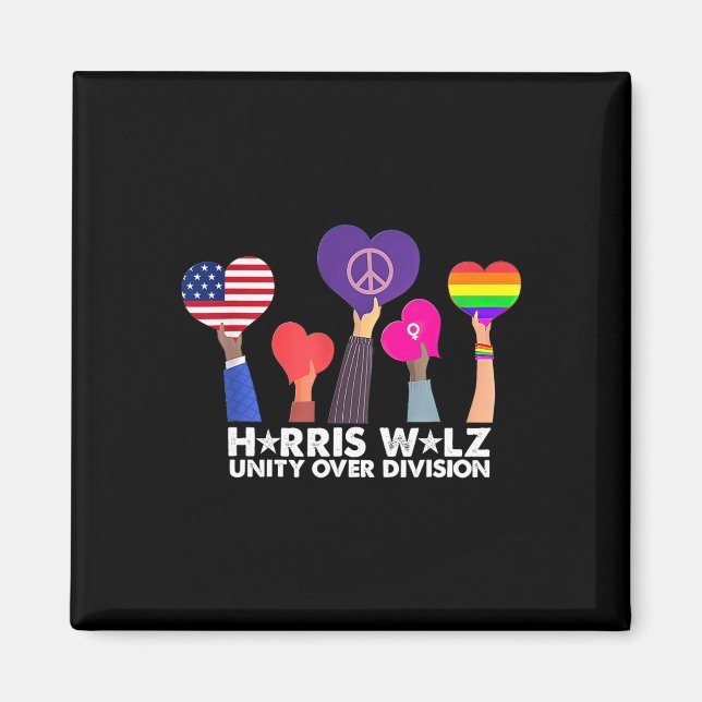 Íman Unity Over Division Harris 2024 Wheimer 2024 Votaç (Frente)
