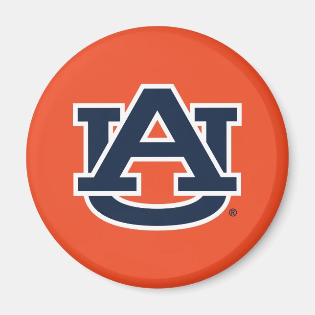 Íman Universidade Auburn | Logotipo UA Auburn (Frente)