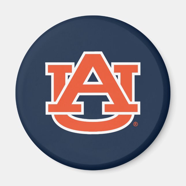 Íman Universidade Auburn | Logotipo UA Auburn (Frente)
