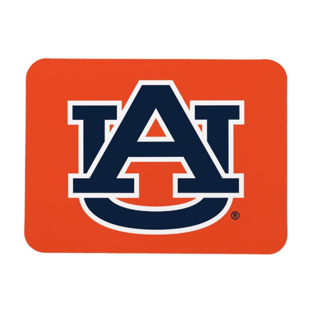 Íman Universidade Auburn | Logotipo UA Auburn (Horizontal)
