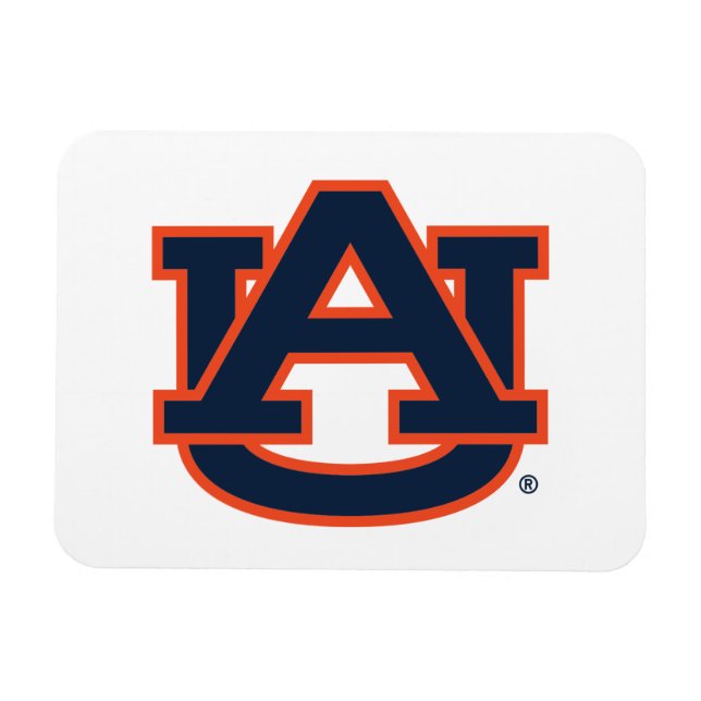 Íman Universidade Auburn | Logotipo UA Auburn (Horizontal)