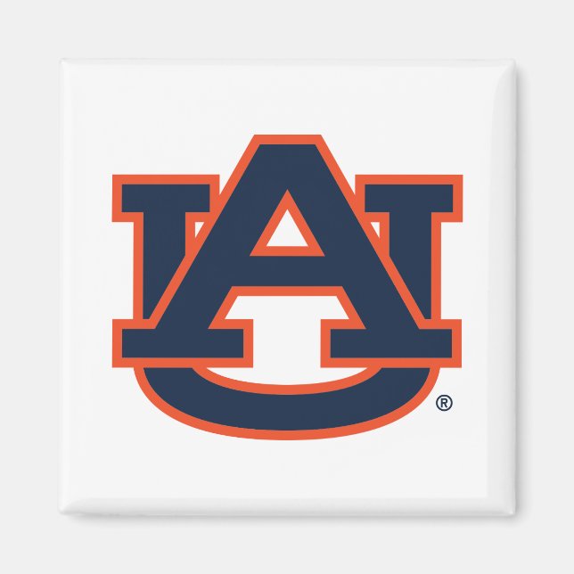 Íman Universidade Auburn | Logotipo UA Auburn (Frente)