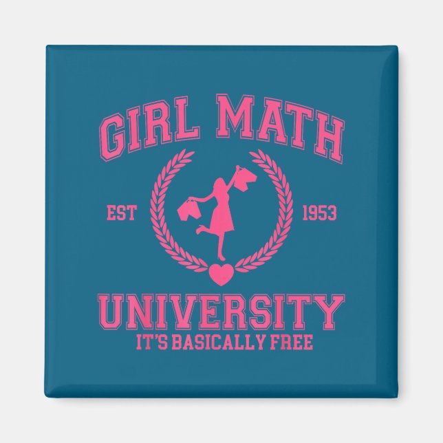 Íman Universidade de Matemática de Menina É Basicamente (Frente)