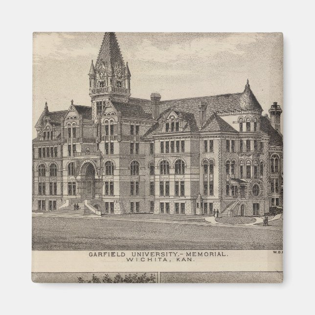 Íman Universidade Garfield, Kansas (Frente)