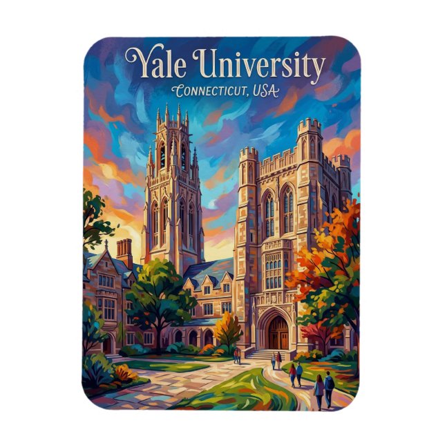 Íman Universidade Yale Connecticut (Vertical)