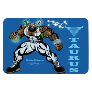 Íman Universo Zodiac - 4 x 6 Touro Magnet