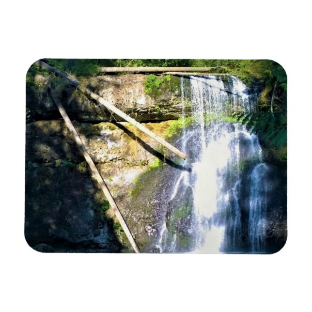 Íman Upper North Falls, Silver Falls, Oregon (Horizontal)