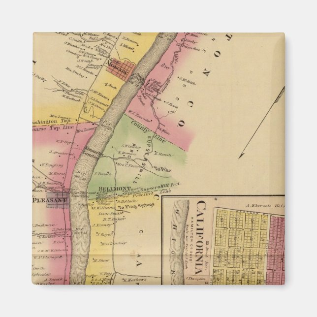 Íman Upper Ohio River e Valley (Frente)