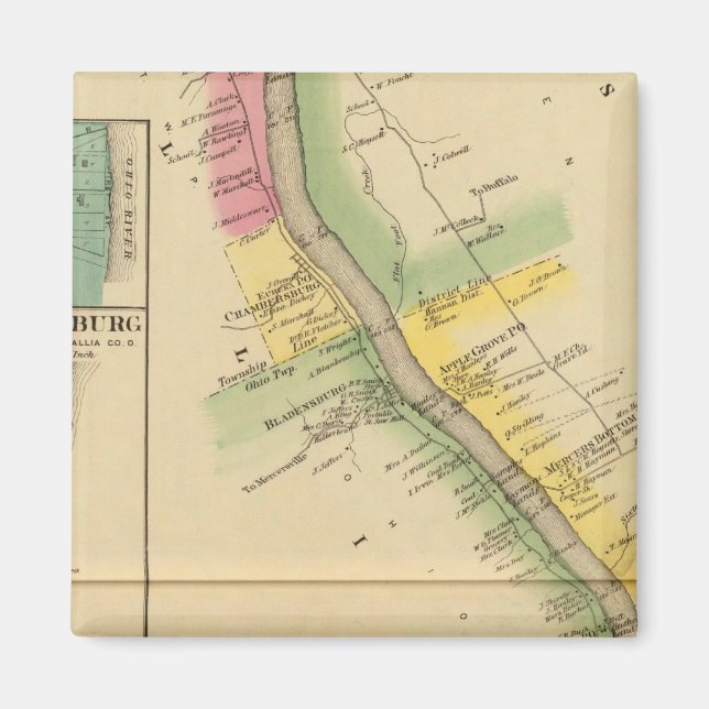 Íman Upper Ohio River e Valley 7 (Frente)