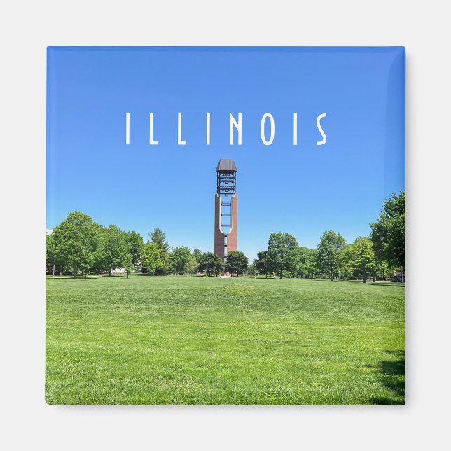 Íman Urbana Champaign Illinois Magnet (Frente)