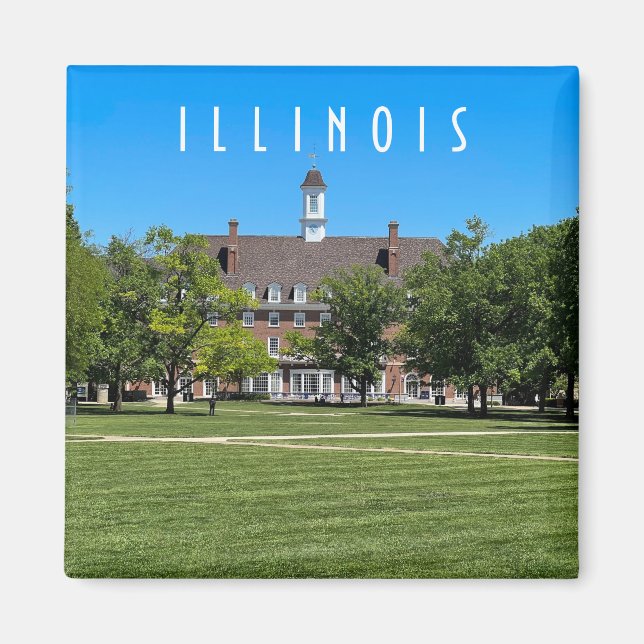 Íman Urbana Champaign Illinois Magnet (Frente)