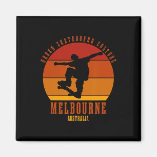 Íman Urn de Skateboarder Melbourne Austrália Skateboard