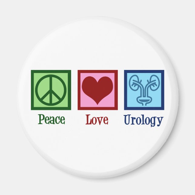 Íman Urologia de Paz e Amor (Frente)