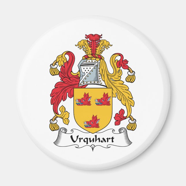 Íman Urquhart Family Crest (Frente)