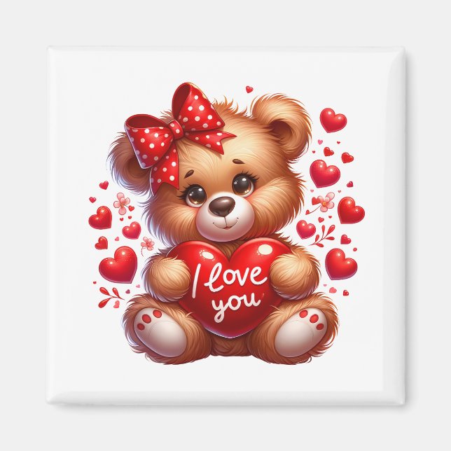 Íman Ursinho de Valentine  (Frente)
