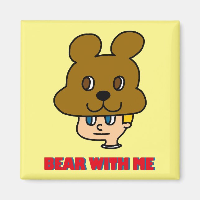 Íman Urso com meu ímã (Frente)