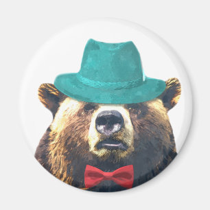 Íman Urso cor-de-água doce e engraçada
