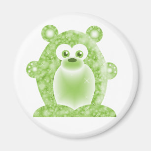 Íman Urso de Birthstone do Peridot