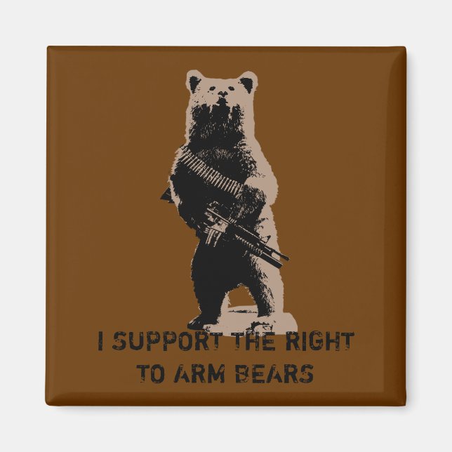 Íman Urso de braços Grizzly (Frente)