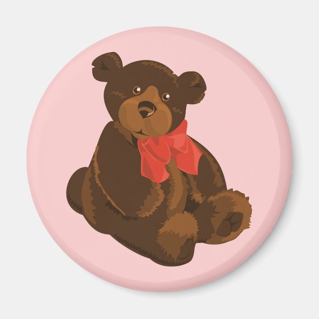 Íman Urso de desenho animado bonito (Frente)