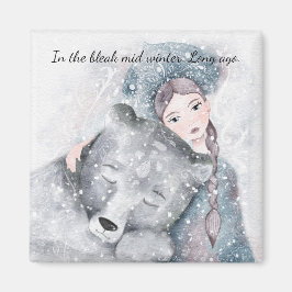 Íman Urso de inverno, Médio, princesa, de neve
