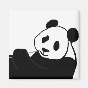 Íman Urso de panda que come o ímã