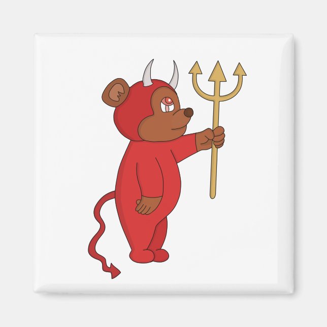 Íman Urso Demônio (Frente)