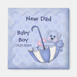 Íman Urso do guarda-chuva - personalize - menino