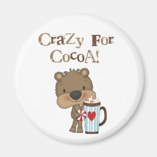 Íman Urso do menino louco para o feriado do cacau