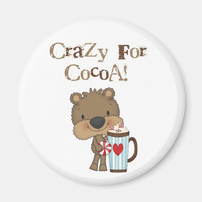 Íman Urso do menino louco para o feriado do cacau (Frente)