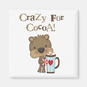 Íman Urso do menino louco para o feriado do cacau