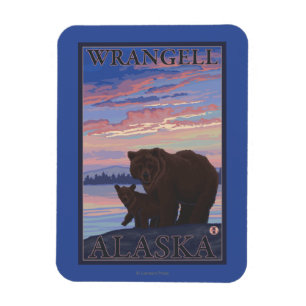 Íman Urso e Cub - Wrangell, Alaska