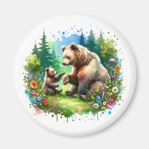 Íman Urso e Cubo de Aquarela Cócitos