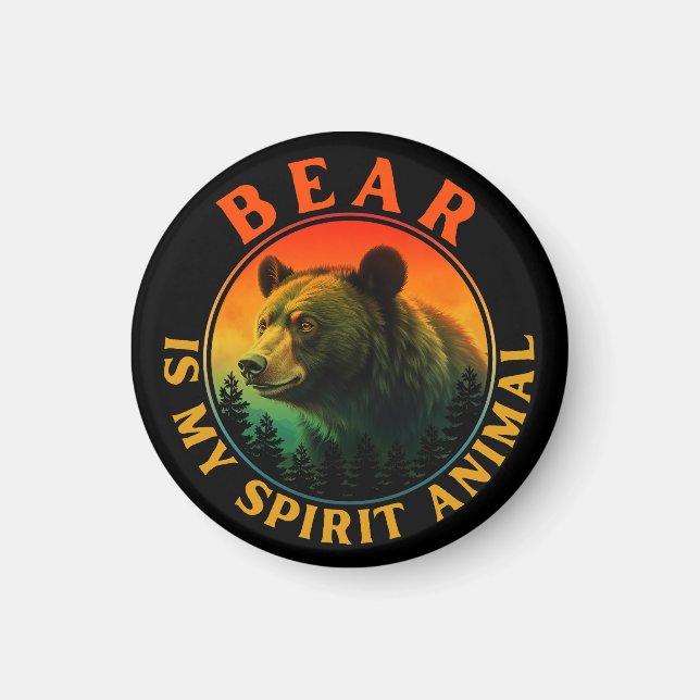 Íman Urso é meu animal espiritual (Frente)