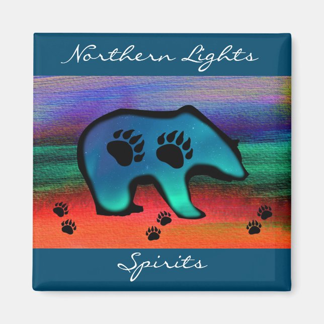 Íman Urso Espírito das Luzes do norte (Frente)