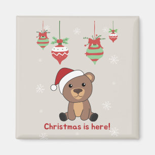 Íman Urso Feliz Natal Bears Magnet