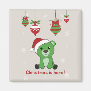 Íman Urso Feliz Natal Bears Magnet